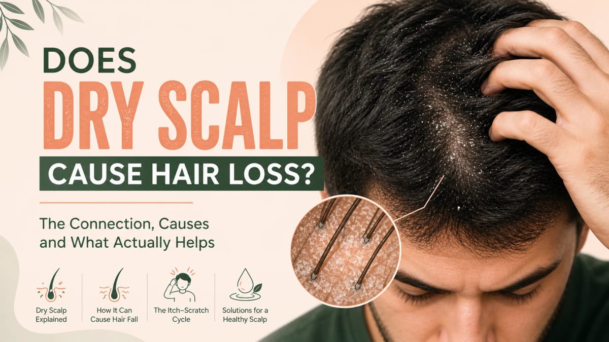 Does Dry Scalp Cause Hair Loss?
