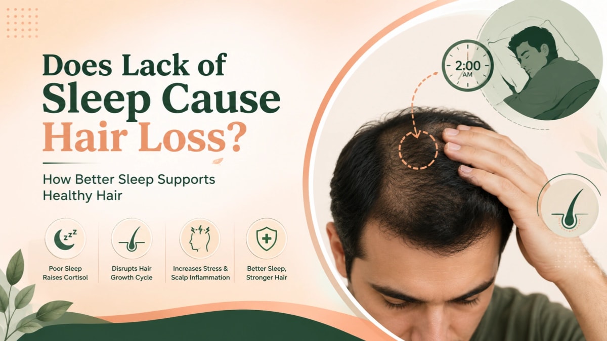 Does Lack of Sleep Cause Hair Loss? How Better Sleep Supports Healthy Hair