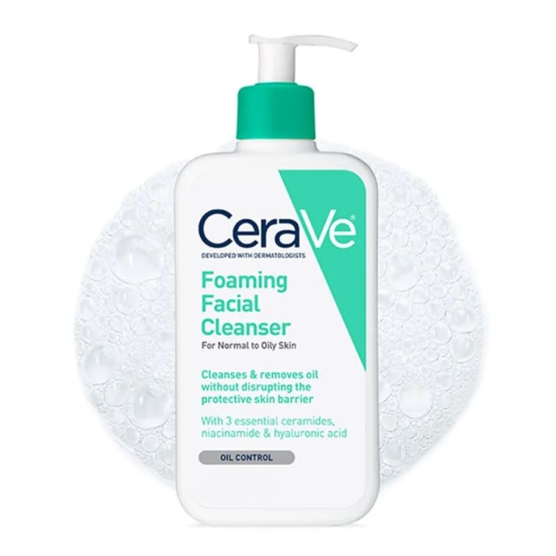 CeraVe Foaming Facial Cleanser is great for normal to oily skin