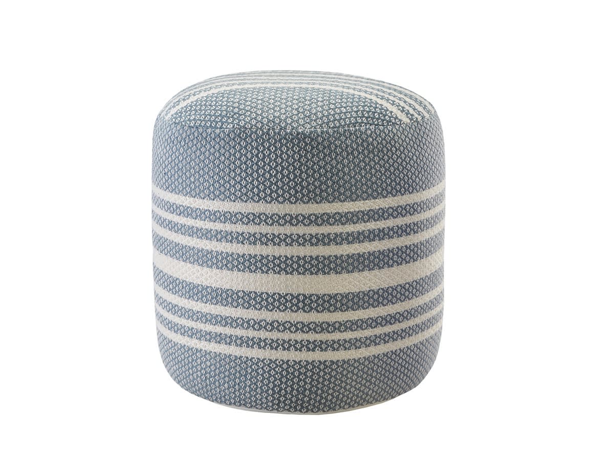 A600080950_2 Atlantis Striped Indoor/Outdoor Pouf Indoor / Outdoor Pillow - Image 1