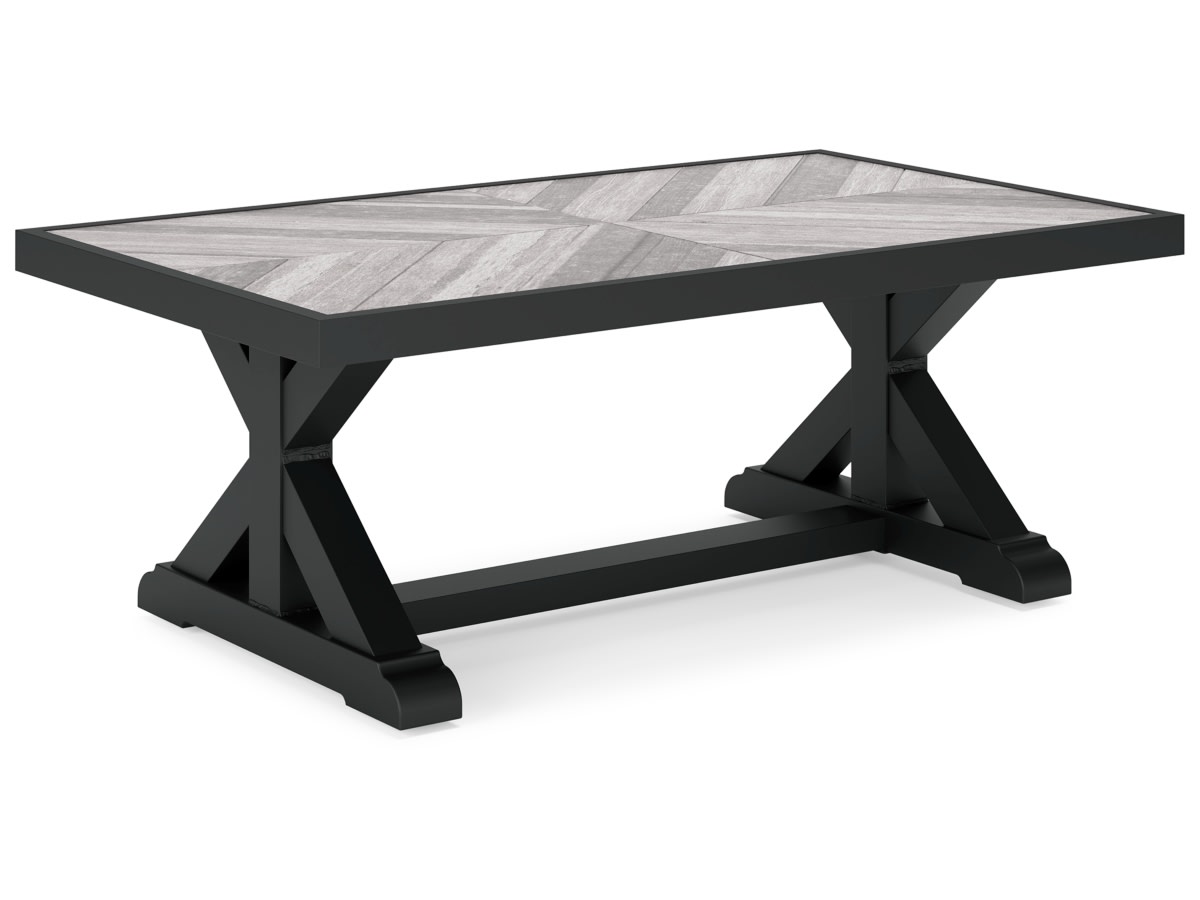 P792-701-ANGLE-SW-P1-KO Beachcroft Outdoor Coffee Table - Image 1