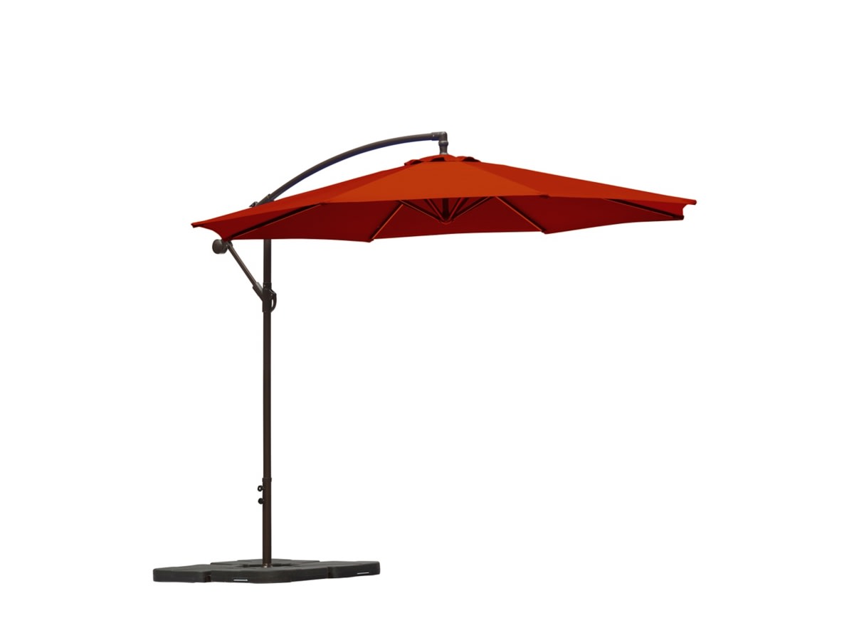 P600001616P1_2 Westin Outdoor 10-Ft Cantiliver Umbrella and Base Weight Set - Image 1