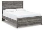 Bronyan Queen Panel Bed with Mirrored Dresser - Image 2