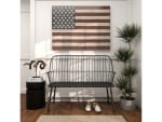 Bayberry Lane High Back Frame Outdoor Bench - Image 9
