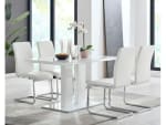 Armen Living Amanda Dining and 4 Chairs - Image 2