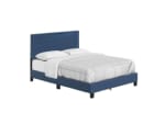 Aurelius King Upholstered Faux Leather Platform Bed