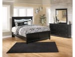 Maribel Queen Panel Bed with Dresser Mirror - Image 2