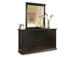 Maribel Queen Panel Bed with Dresser Mirror - Image 3