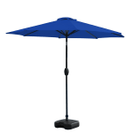Westin Outdoor 9-Ft Market Patio Umbrella with Square Fillable Weight Base