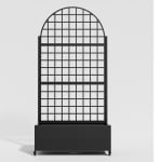 TranquilBreeze 71" Arched Grid Outdoor Trellis
