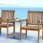 Halsted Twin Seat Outdoor Bench