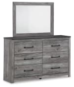 Bronyan Queen Panel Bed with Mirrored Dresser - Image 4