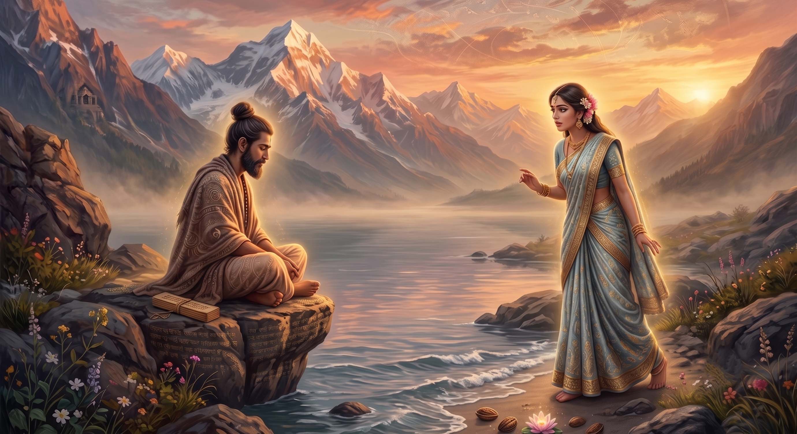 श्रद्धा द्वारा मनु का परिचय पूछना
