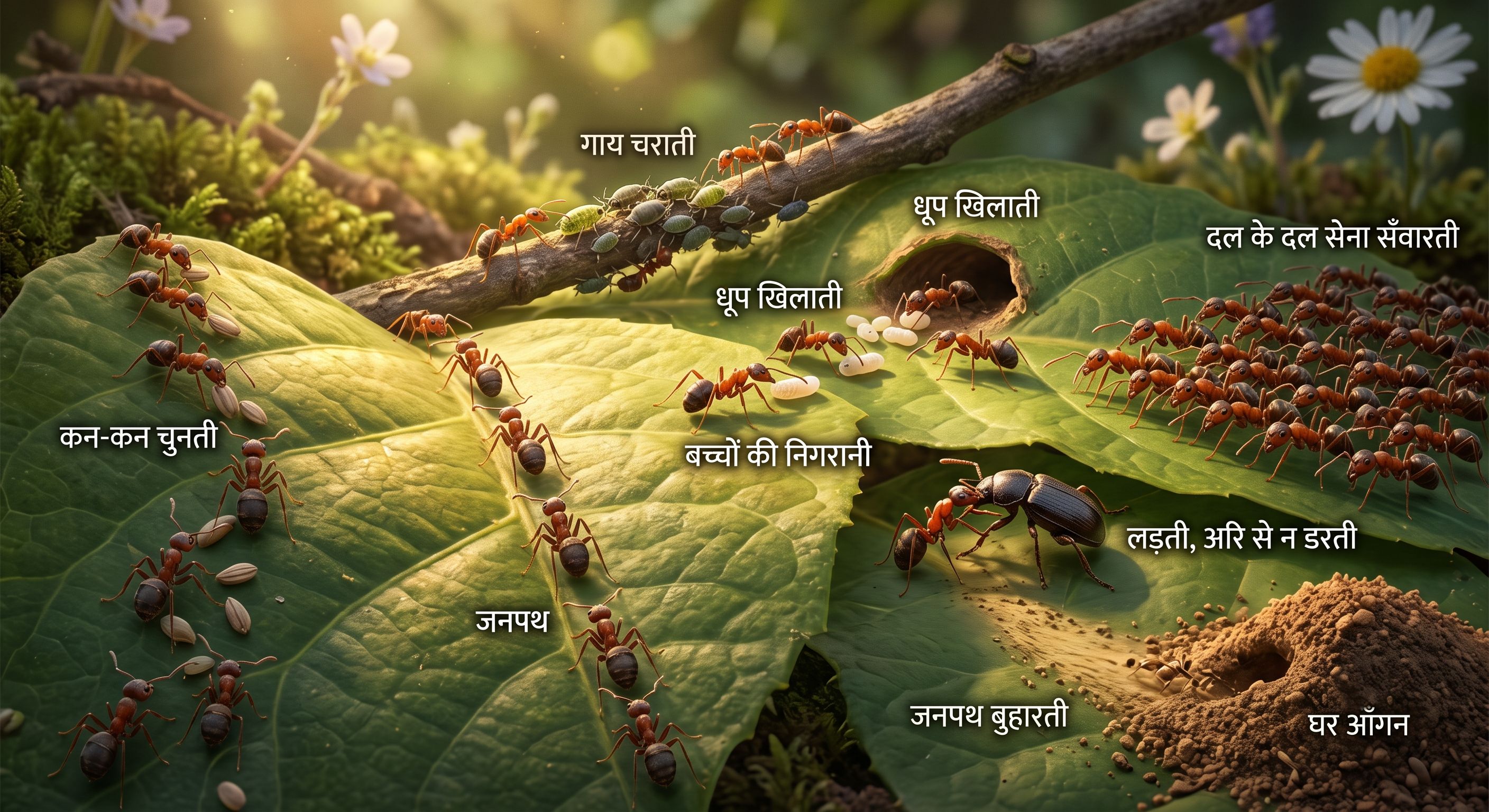 चींटी : चींटी का सामाजिक और पारिवारिक जीवन