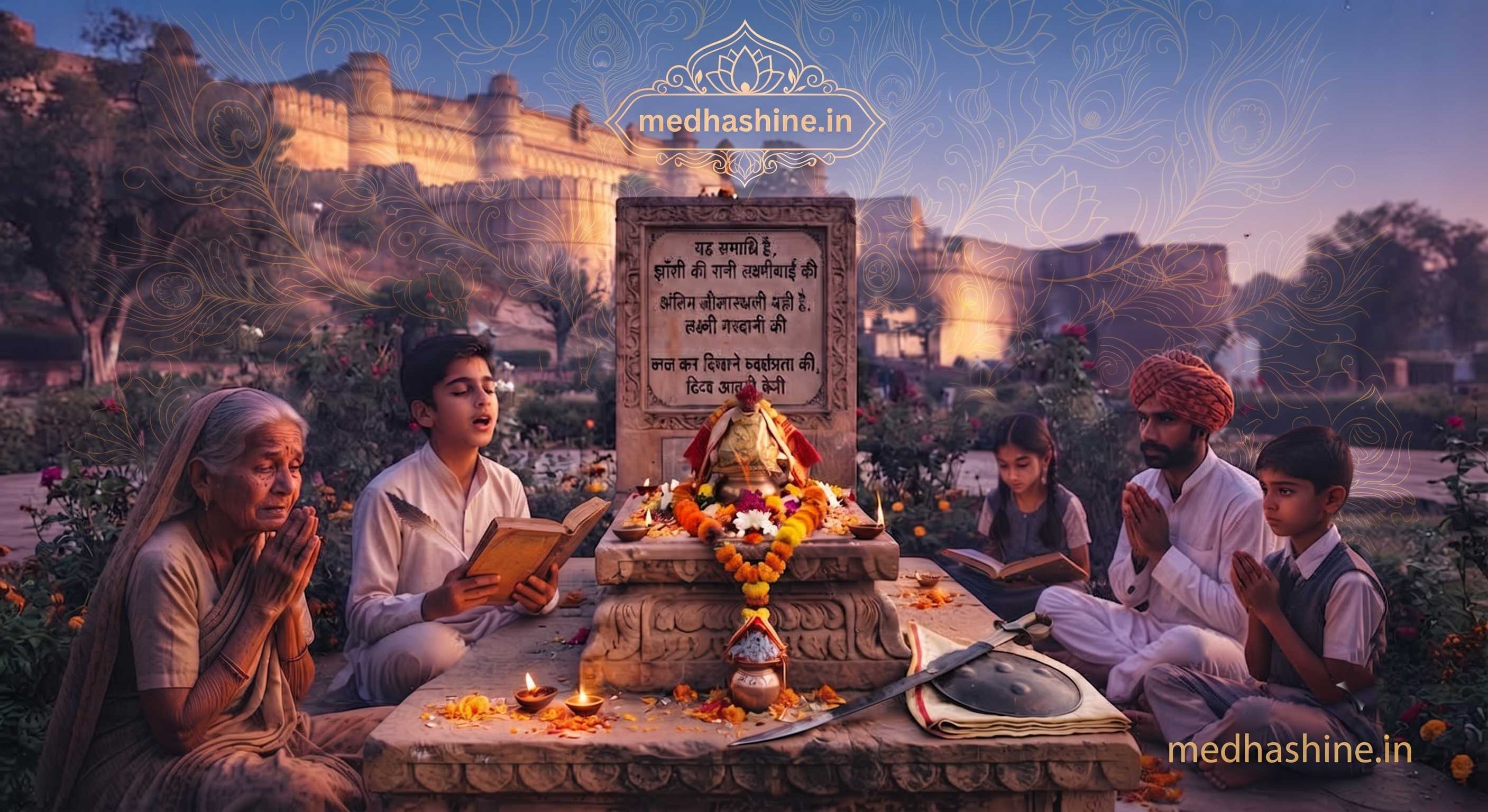 लोकगीतों में रानी की शौर्य गाथा