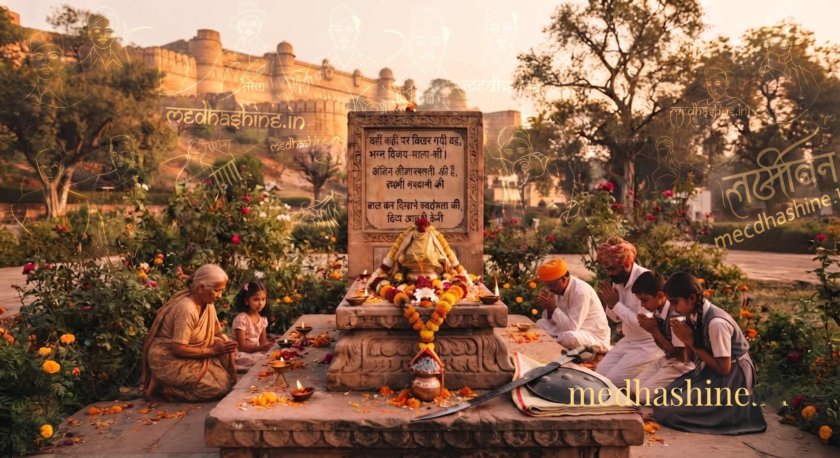 वीरांगना का संघर्ष और अमरत्व