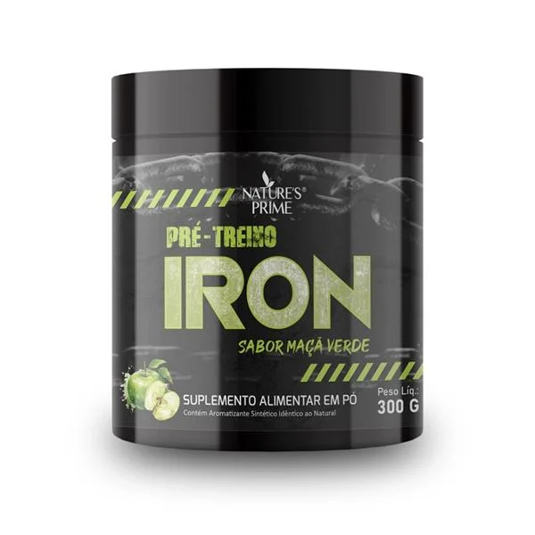 Pré-Treino IRON — Sabor Maçã Verde