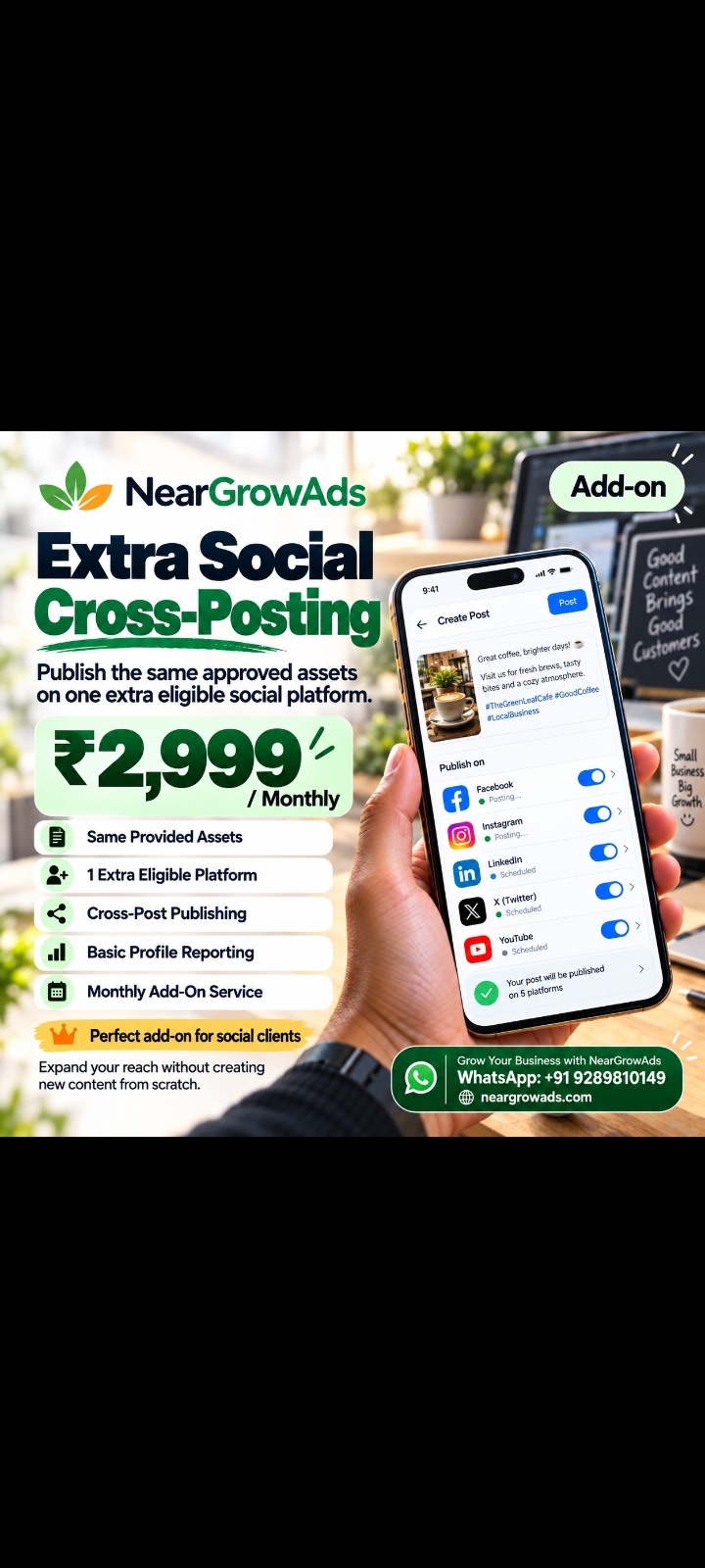 Social Media Cross-Posting Services for Businesses