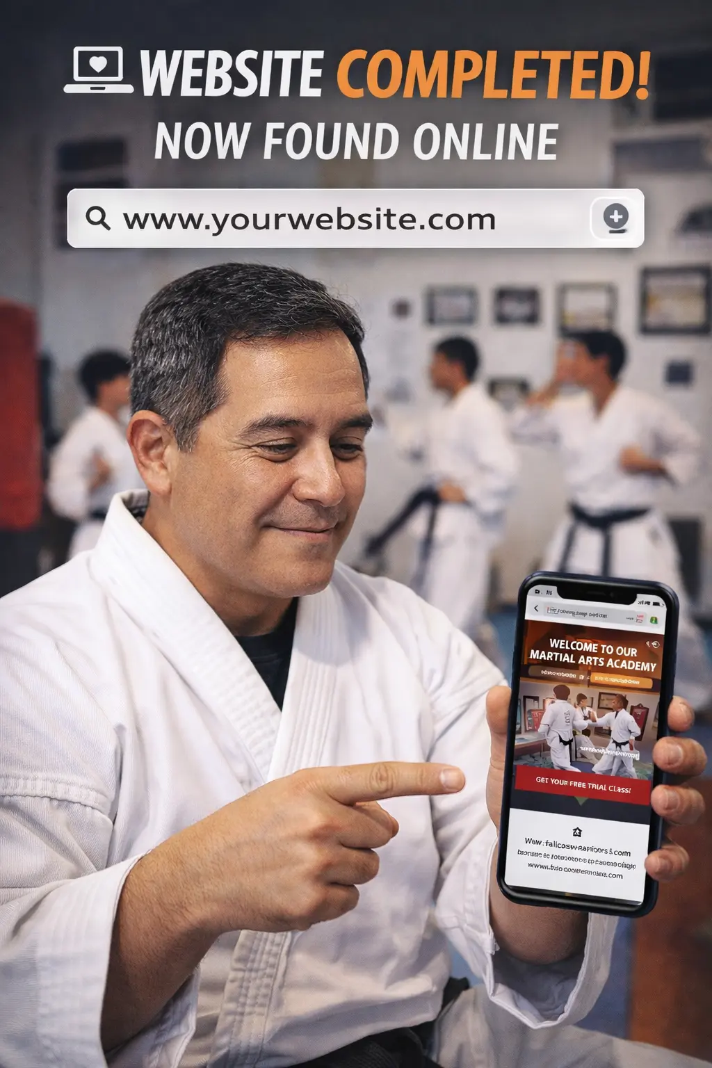 Professional website preview