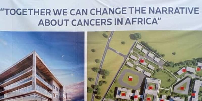 OTUMFUO BREAKS GROUND FOR THE CONSTRUCTION OF COMPREHENSIVE CANCER CENTER OF EXCELLENCE.