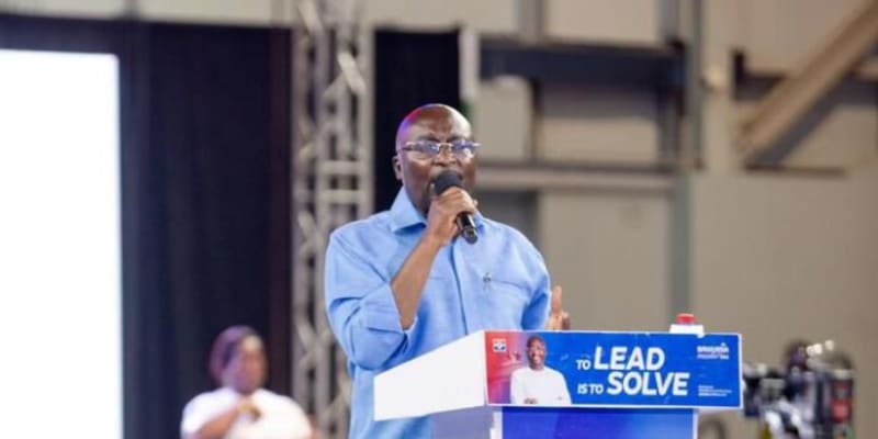 Reject Mahama, he lacks understanding of digitalization - Bawumia to the youth