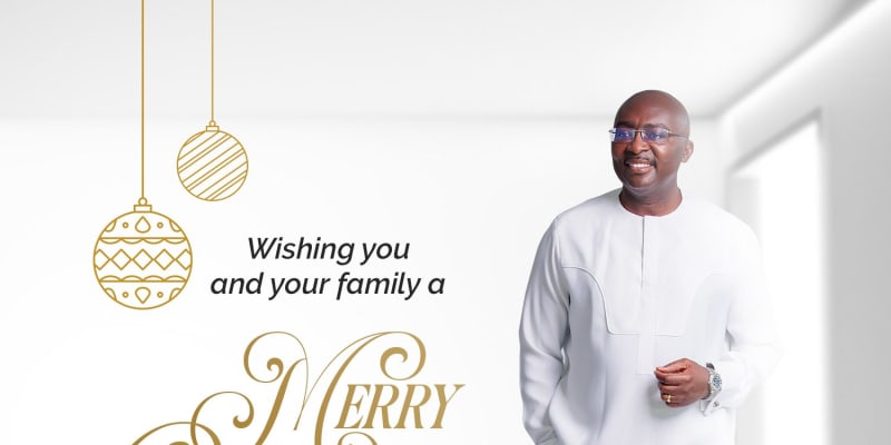 Dr. Bawumia shares Christmas message with nation.