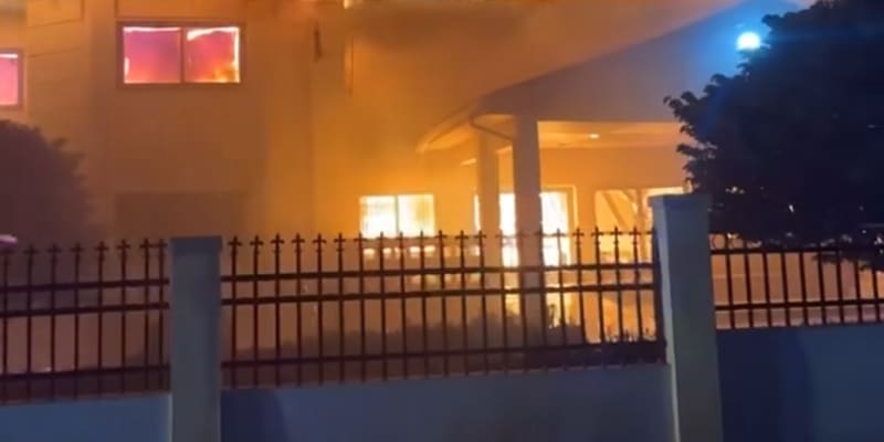 Fire Ravages Accra Tourist Information Centre, GNFS Investigates Cause