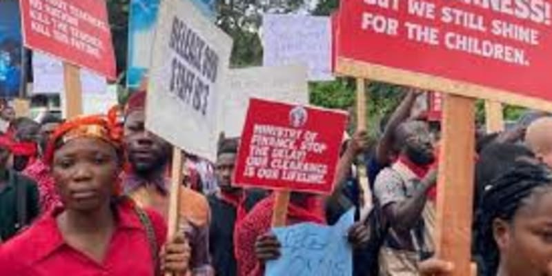 Unposted 2022/2023 Teachers Protest over delayed postings