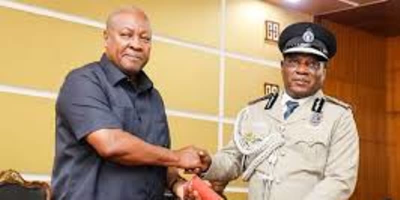 Mahama Breaks Promises: ...Give IGP two years contract contrary to his no contract extension rule