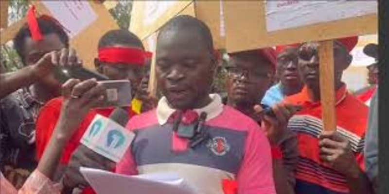 NDC Youth protest against Nanton DCE over alleged misconduct