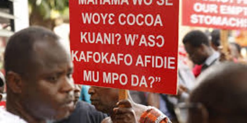 Cocoa Farmers Lay Siege to COCOBOD over Price Cut