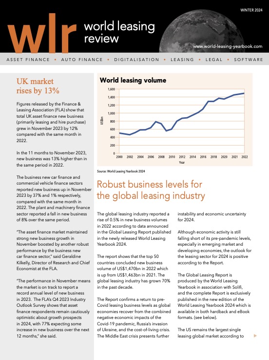 World Leasing Review Winter 2024 Edition