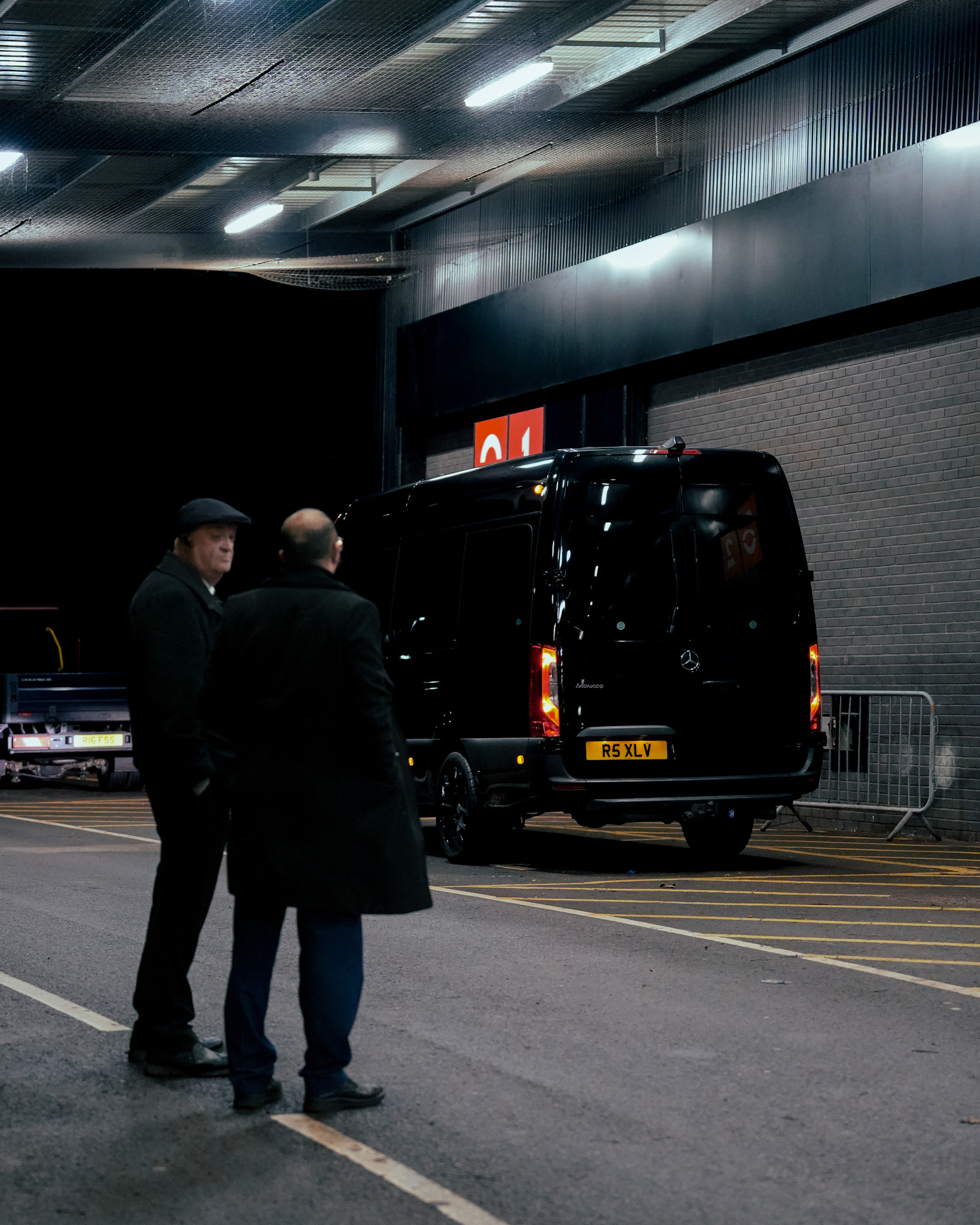 Mercedes S-Class at Manchester Airport