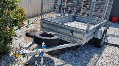 8x5 Cage Trailer