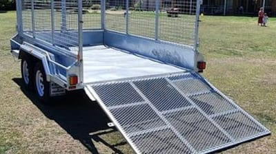 10x6 Cage Trailer with Ramp