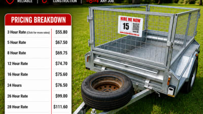 6x4 Cage Trailer