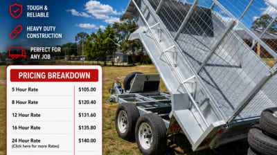 10x6 Cage Tipper (3.5T) Trailer