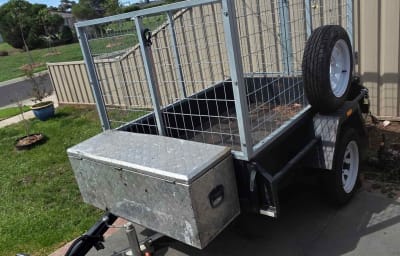 5x4 cage with Winch — Diggers Rest trailer hire