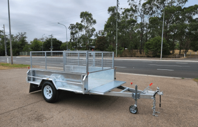 2.3m L X 1.5m W (Internal dimensions) BOX TRAILER FOR HIRE WITH LADDER RACKS — Croydon Park trailer hire