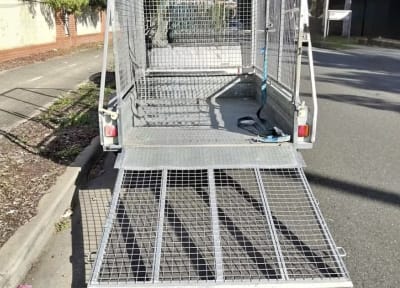 8x5 high cage trailer — trailer hire Wentworthville