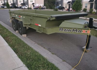 rawmaxx dump trailer — trailer hire USA