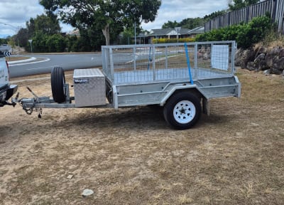 7×5 Tipper Trailer – Easy Load & Unload – 750kg — trailer hire Calamvale