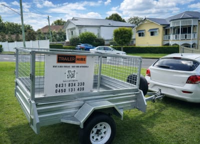 Caged Box Trailer 6 x 4 — trailer hire Kedron
