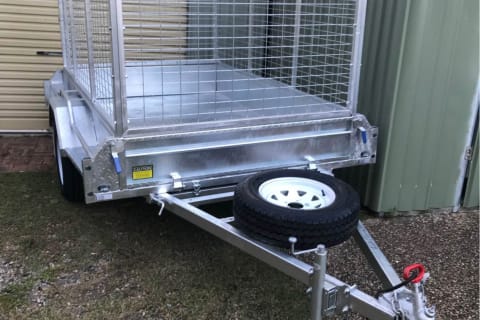 8x5 cage trailer