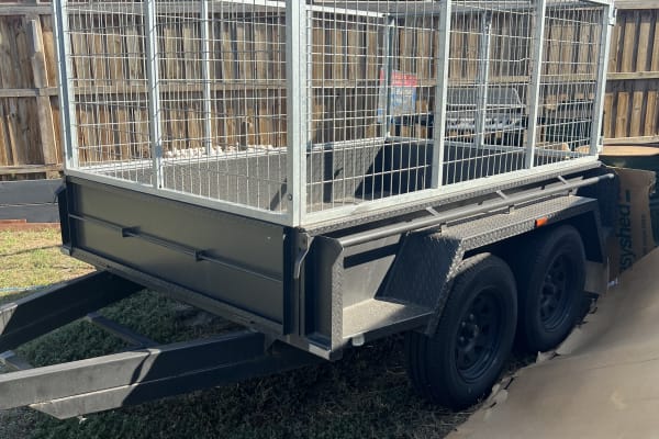 Cage trailer hire Truganina — 8x5 Heavy Duty cage trailer- Truganina, Vic