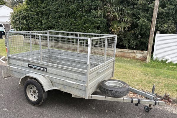 8x5 Caged Trailer