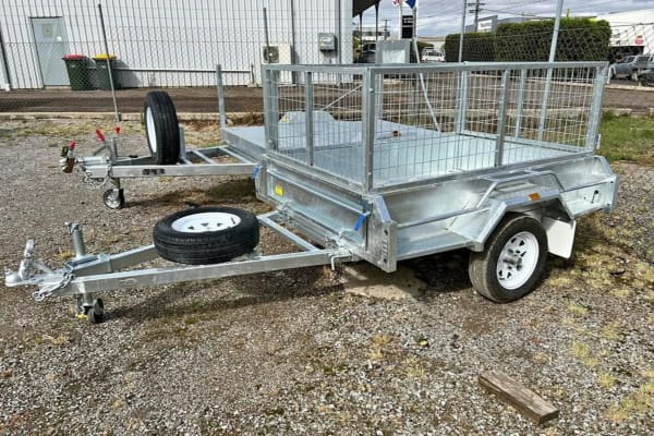Cage trailer hire West Tamworth — 6x4 Cage tiltable Trailer - TAMWORTH