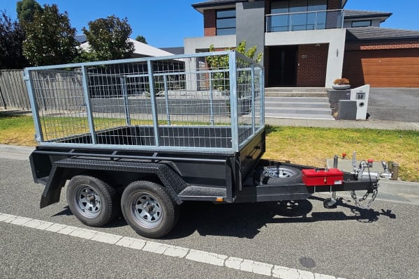 8x5 Tandem 900mm Cage Trailer - CLYDE NORTH