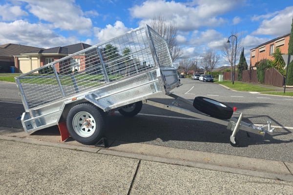 Cage trailer hire Lyndhurst — 7x5 Manual Tipper - 600mm Cage Trailer - LYNDHURST