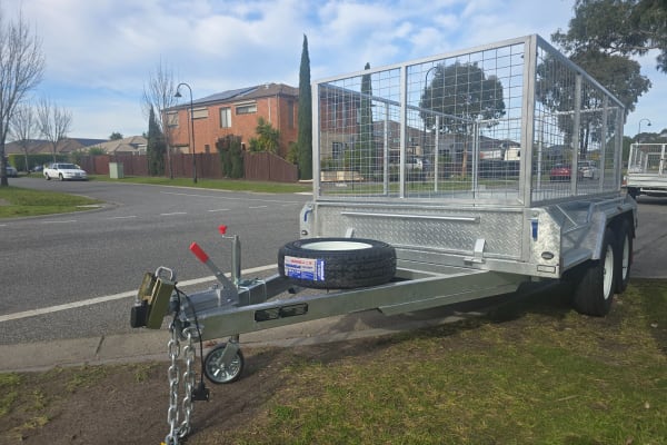 Cage trailer hire Narre Warren — 10x5 Tandem 600mm Cage Trailer - NARRE WARREN